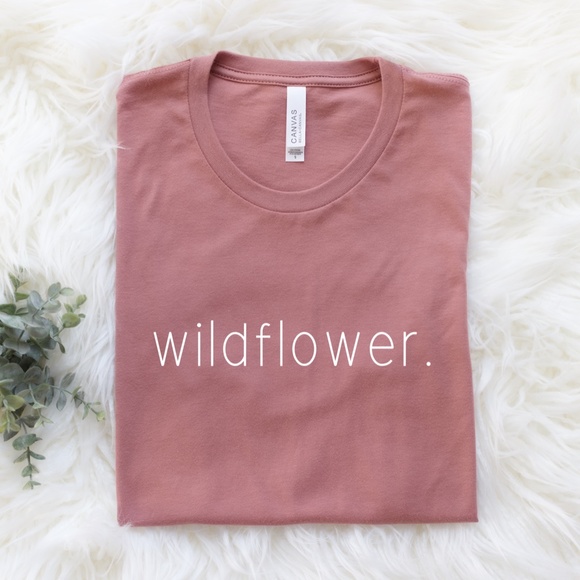 Bella Canvas Tops - Wildflower Graphic Tee